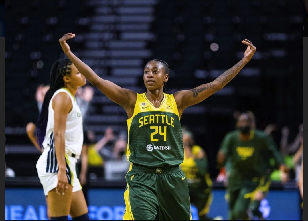 Jewell Loyd of the Seattle Storm