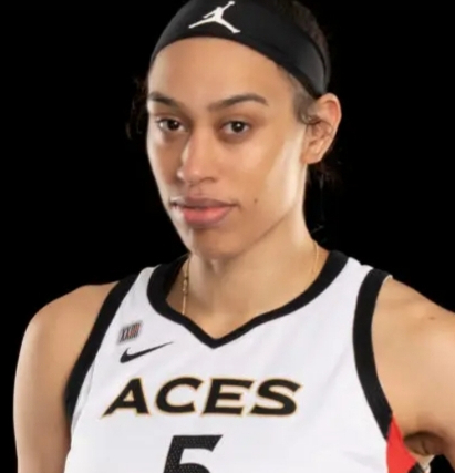 Dearica Hamby of the Las Vegas Aces.