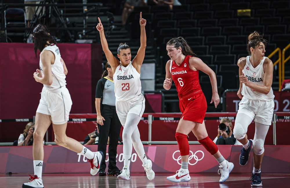 Serbia vs Canada at the Tokyo 2021 Olympics