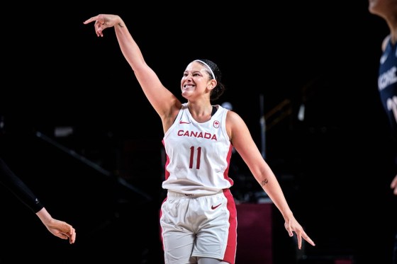 Natalie Achonwa of Team Canada