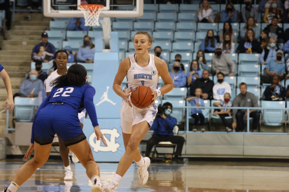 Alyssa Ustby of North Carolina