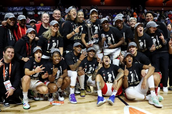Las Vegas Aces WNBA Champions.