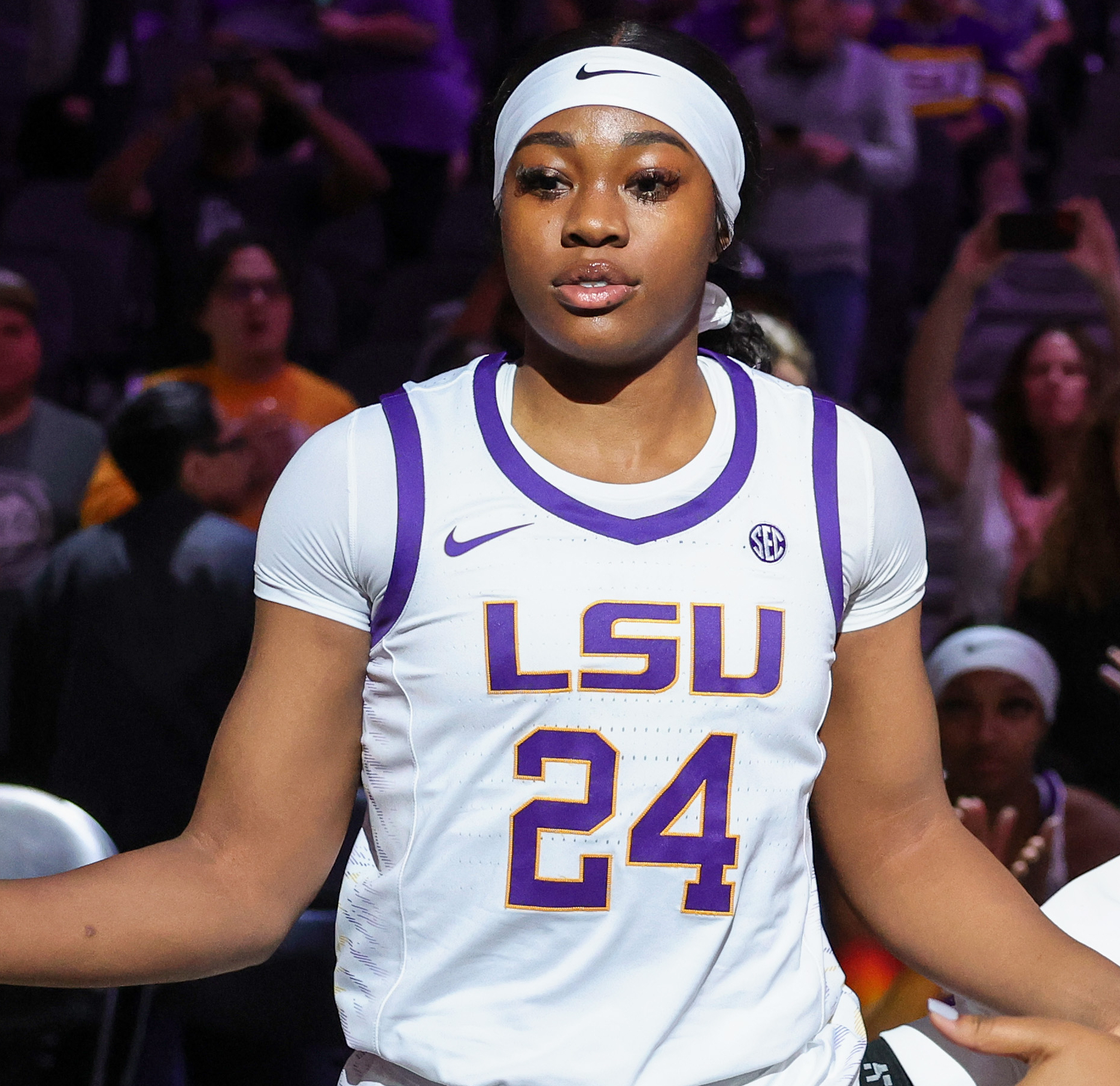 Aneesah Morrow of the LSU Tigers