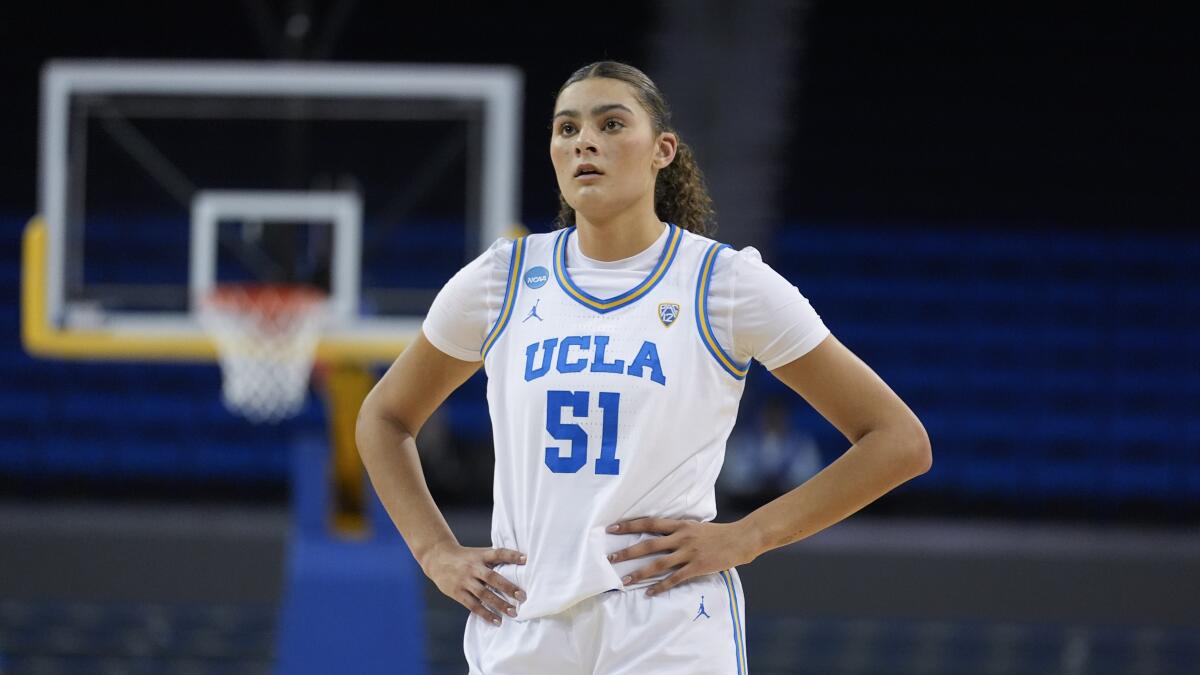 Senior center Lauren Betts of UCLA