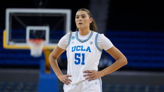 Senior center Lauren Betts of UCLA