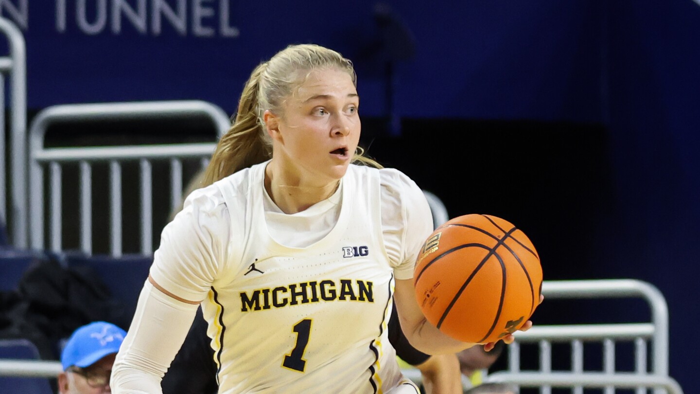 Sophomore guard Olivia Olson had a wonderful week for Michigan.