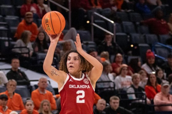 University of Oklahoma freshman guard Aaliyah Chavez.