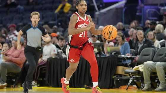 Ohio State sophomore guard Jaloni Cambridge.