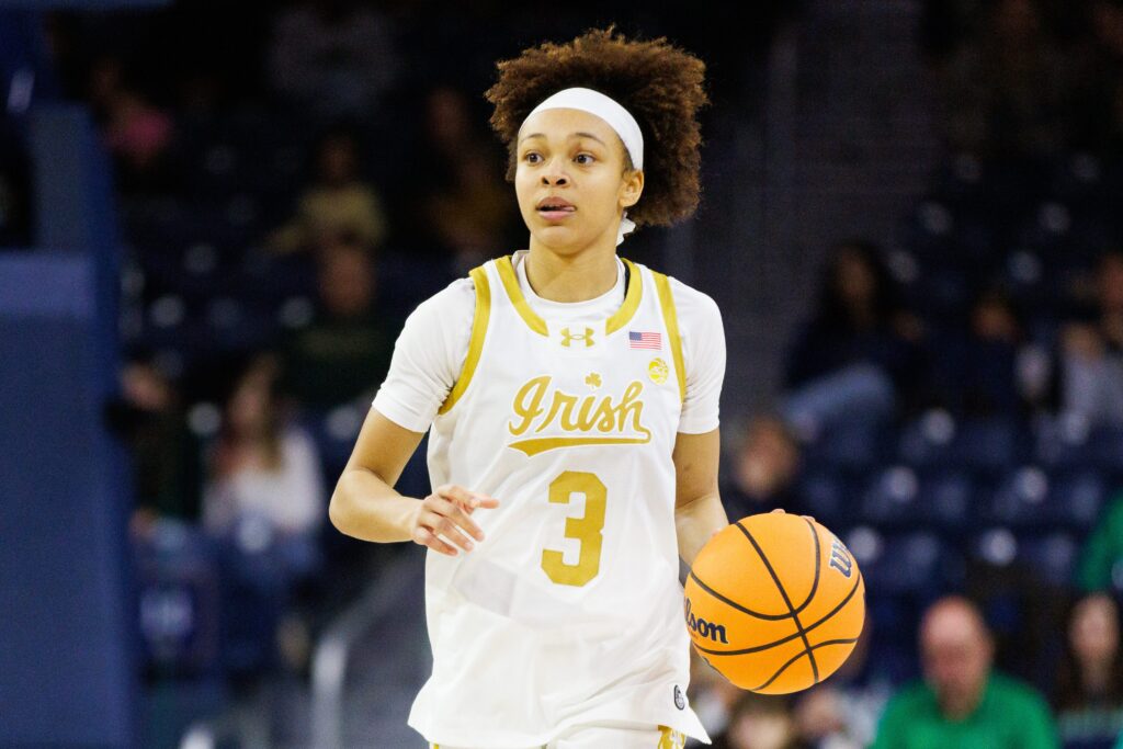 Junior guard Hannah Hidalgo of Notre Dame.