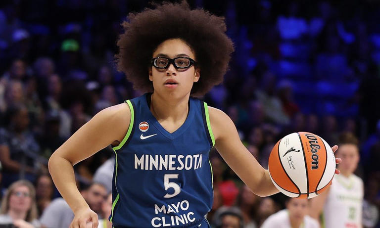 Olivia Miles, rookie point guard of the Minnesota Lynx
